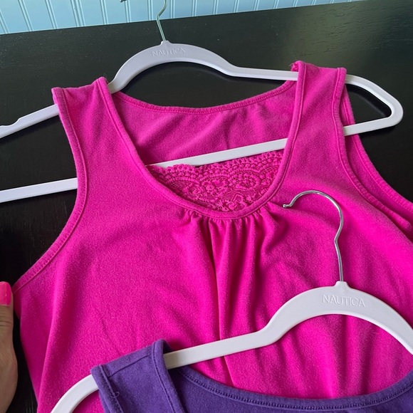 Avon’s Signature Collection Vibrant Sleeveless Tank Tops - Fuchsia & Plum in S/P - Picture 5 of 9